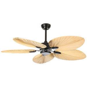 52-inch Có Thể Điều Chỉnh LED Quạt Trần Ánh Sáng 6-Tốc Độ Có Thể Đảo Ngược Điều Khiển Từ Xa Cho Ngoài Trời Nhiệt Đới Phòng Khách Sân Palm Lá - Product Image 6