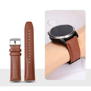 Upro Factory Wholesale 22mm 20mm Quick Release Genuine <b>Leather</b> <b>Watch</b> Strap for Huawei Samsung Universal Plain Smart <b>Watch</b> Band - Product Image 6
