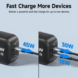 Vina 48W PD <span class=keywords><strong>Chargeur</strong></span> Smart USB C Charge rapide 2 ports <span class=keywords><strong>Chargeur</strong></span> pour <span class=keywords><strong>iPhone</strong></span> 16 Pro Max Compatible avec les prises UE et US - Product Image 5