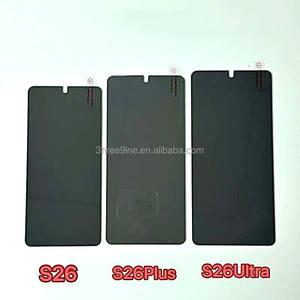 Protection d'écran en <span class=keywords><strong>verre</strong></span> <span class=keywords><strong>trempé</strong></span> incurvé 3D, protection d'écran de confidentialité pour Samsung S26ltra S26Plus S265 - Product Image 2