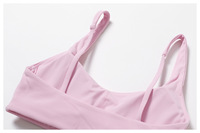 Soutien-gorge de sport pour femme à col carré, haute élasticité, avec coussinets amovibles, idéal pour la gym, l'entraînement, le fitness, la course à pied et les activités athlétiques