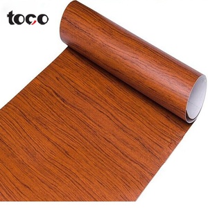 Pellicola Decorativa Autoadesiva in PVC Effetto Legno, <span class=keywords><strong>Carta</strong></span> da Parati Ignifuga per Mobili e <span class=keywords><strong>Porte</strong></span> di Hotel - Product Image 3