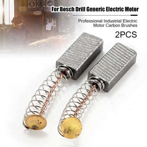 2 uds 17x8x5mm cepillos de carbono Motor eléctrico Industrial cepillo de grafito para <span class=keywords><strong>taladro</strong></span> <span class=keywords><strong>Bosch</strong></span> reemplazo de pieza de reparación genérica - Product Image 2