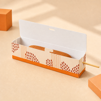 Boîtes à hot-dogs pliables personnalisées avec logo imprimé, en gros, robustes, résistantes à la graisse, contenants d'emballage alimentaire à emporter, usine
