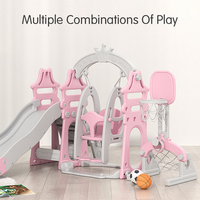 Escalier de terrain de jeu intérieur Feiqitoy, nouveau design, pour enfants, bébé, étagère coulissante en plastique