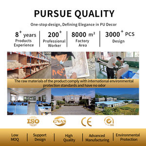 Meilleure vente de décoration de moulage d'angle en polyuréthane européen pour Villa Bande décorative étanche à l'humidité de haute qualité facile - Product Image 6