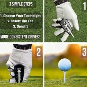 <b>Golf</b> Tee Height Adjuster Wood Head ABS Material Outdoor Use <b>Golf</b> Training Aid - Product Image 2