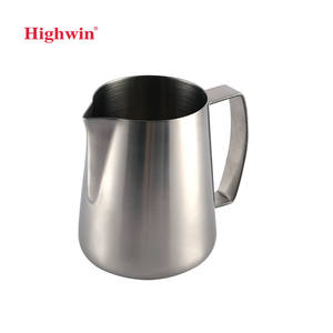 HIGHWIN Acero Inoxidable <span class=keywords><strong>Barista</strong></span> 350ml 600ml Espresso Humeante Leche Jarra - Product Image 6