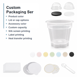 Gobelet en plastique transparent de 120 ml pour pudding, gelée, <span class=keywords><strong>mousse</strong></span>, dessert, avec film d'étanchéité de qualité alimentaire - Product Image 4
