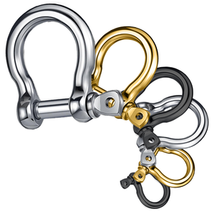 Chất lượng cao bằng thép không gỉ 316 biển gian lận phần cứng Châu Âu loại Dee còng cho khai thác mỏ và ngành công nghiệp nặng Bow còng - Product Image 1