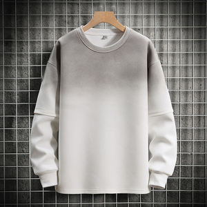 Sudadera con capucha de cuello redondo, estilo juvenil, holgada, informal, deportiva, suave, transpirable, no abriona la piel, de manga larga. - Product Image 5