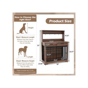 Hiện đại con chó bằng gỗ Thùng đồ nội thất với cửa trượt ngăn kéo móc & điện cửa <span class=keywords><strong>h</strong></span>àng-Bảng phụ cho không gian nhỏ - Product Image 4