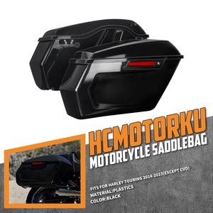 Sacoches Latérales Rigides et Coffre de Rangement pour <span class=keywords><strong>Moto</strong></span> Harley Touring Road King FLHR Street Electra Glide FLHT FLHX FLHTK 14-23 - Product Image 2