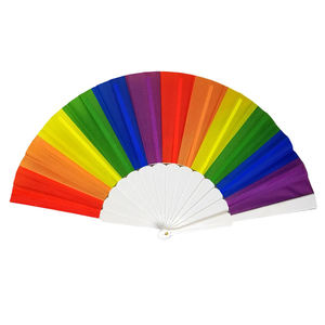 Большой складной красочный веер для мужчин и женщин - Product Image 5