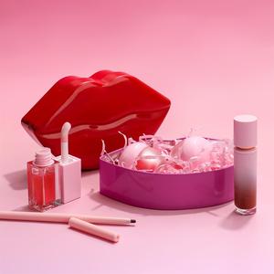 Kit Trucco Labbra in Confezione Regalo, Logo Personalizzato, <span class=keywords><strong>Set</strong></span> 5 Pezzi con Olio Labbra, Matita, Scrub, Maschera e Rossetto Liquido - Product Image 5