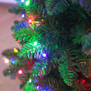 Pointed-Tip PVC <b>Lighted</b> Pencil Christmas <b>Tree</b>, Realistic Automatic <b>Tree</b> for Bedroom, Living Room & Mall Decoration - Product Image 6