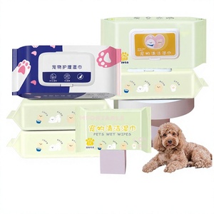 Toallitas Húmedas para Mascotas, 80 Unidades, Fórmula Suave para Perros, Sin Perfume, Tela No Tejida, Dropshipping - Product Image 2