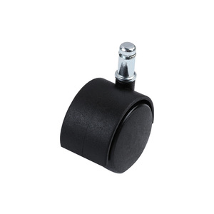 Roulettes de mobilier 2 pouces en polyuréthane, pivotantes et silencieuses, pour chaise de bureau, avec tige filetée, design minimaliste - Product Image 4