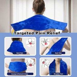 World Bio Hot/Cold Compress Neck & Shoulder Pain Relief <b>Heating</b> Pad with Stress Relief (51x46cm) - Product Image 4