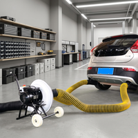 Extracteur d'air professionnel portable en alliage d'aluminium certifié ISO9001, simple ou double, 220V/380V 0.75/1.1kW