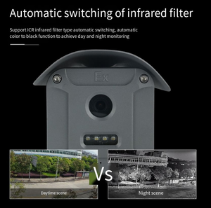 Caméra de sécurité étanche IP68 en aluminium, caméra vidéo anti-explosion - Product Image 2