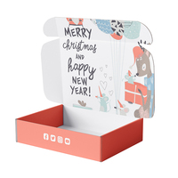 Boîtes d'emballage personnalisées pour cadeaux, design personnalisé, couleur et taille, boîtes rose et blanches, boîtes en papier écologiques