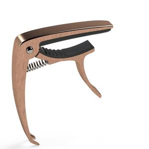 Accesorio para instrumento Musical de alta calidad, capo de guitarra de madera de aleación de aluminio de acero inoxidable ABS para guitarra acústica, ukelele, bajo - Product Image 5