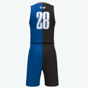 Custom Basketbal Truien Snel Droog Polyester Stof Basketbal Dragen Klassiek Basketbal Jersey Uniform Ontwerp