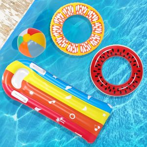 Ensemble de flotteurs gonflables en PVC pour piscine, bouée de natation d'été, radeau de plage, jouets aquatiques pour enfants - Product Image 3