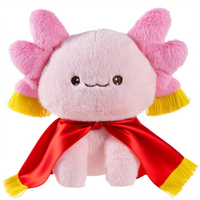 Nouveaux designs de cadeaux de Noël, peluches en peluche, jouet anti-stress Axolotl, jouet pour enfants fait sur mesure, adorable peluche Axolotl