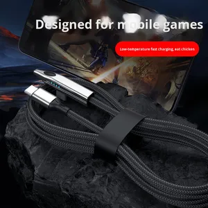 240W siêu nhanh sạc Type-C <span class=keywords><strong>Flash</strong></span> Cáp dữ liệu hoàn toàn tương thích cho điện thoại di động máy tính di động kép trò chơi tai nghe - Product Image 3