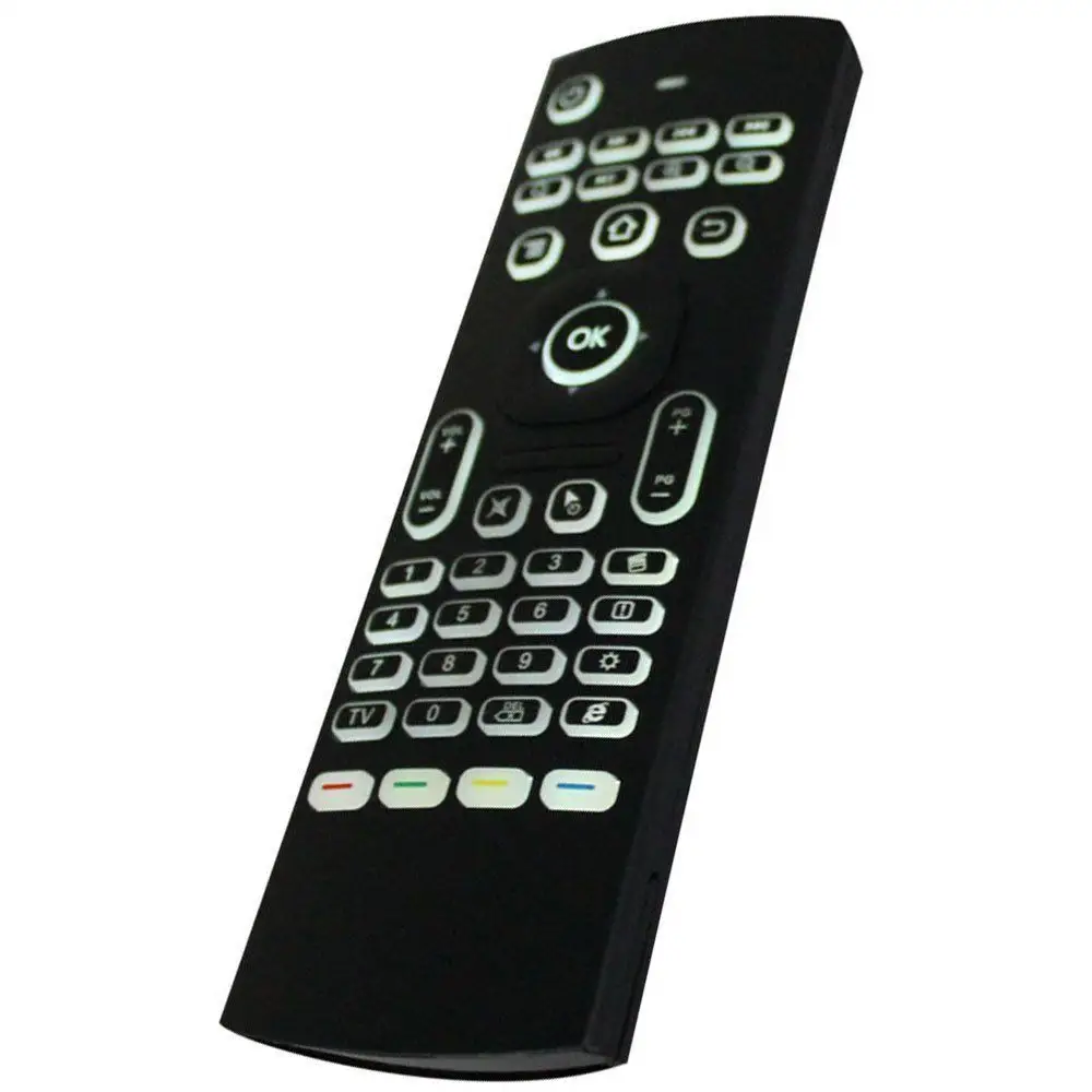 MX3 TV remote control TV Air Mouse Backlit Mini keyboard IR learning for Android TV box