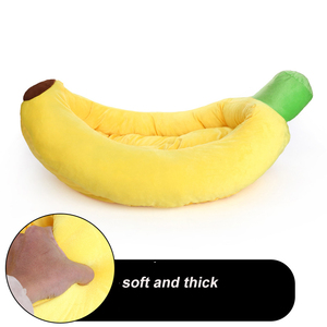 Cama para Perro de Diseño Suave y Adorable en Forma de Plátano, Venta al Por Mayor del Fabricante - Product Image 2