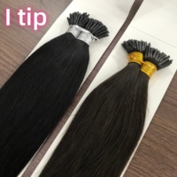 Extensions de cheveux à pointes en kératine, aspect naturel, style polyvalent, kératine naturelle, cheveux humains bruts, pointes en kératine, vague corporelle, K-Tip pour les fêtes
