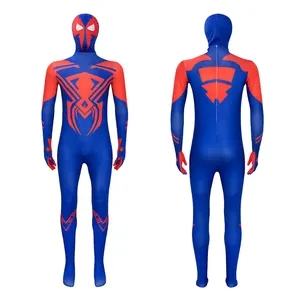 蜘蛛侠Cos服装男士动画Cosplay紧身衣批发连身衣万圣节服装超级英雄110-190厘米