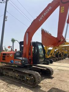 HITACHI zaxis รถขุดตีนตะขาบ210มือสองพร้อมชิ้นส่วนหลักของ PLC รับประกัน1ปีขุดได้สูง - Product Image 2