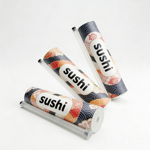 Tubo de Papel Reciclable con Logotipo Personalizado para Envasado de Sushi en Restaurantes Japoneses - Product Image 5