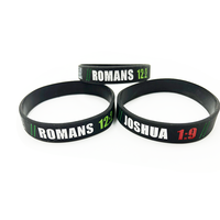 Bracelet promotionnel personnalisé en silicone imperméable et écologique avec impression sérigraphique