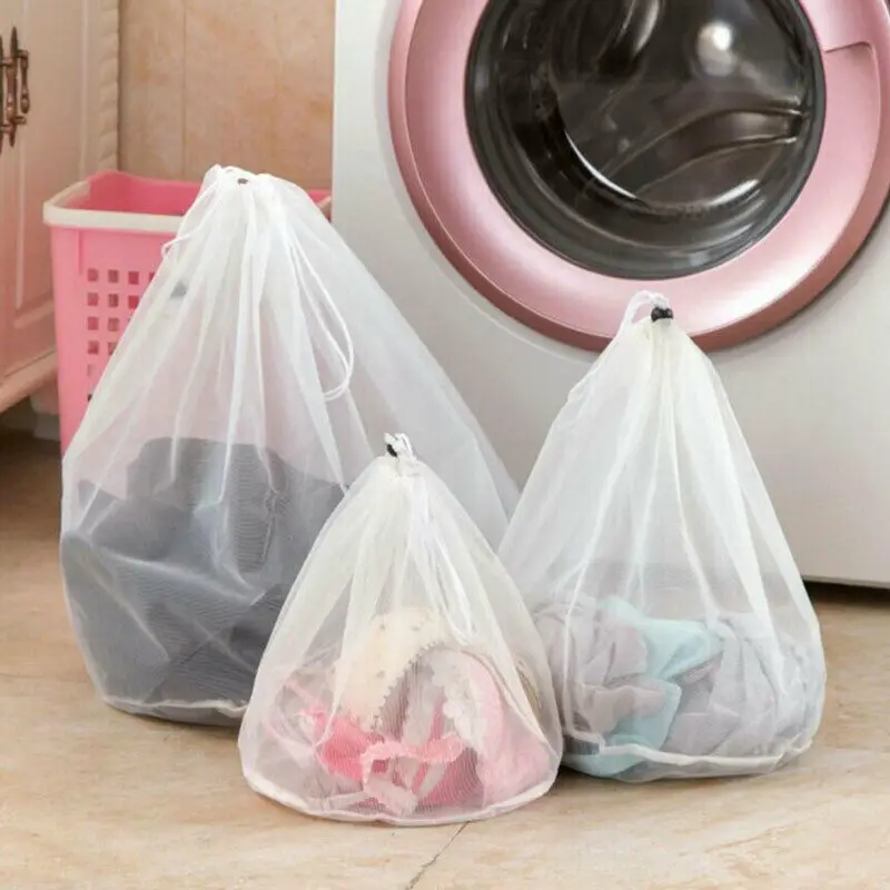Household bundle mouth laundry bag thickened coarse mesh bra socks washing bag washing machine drawstring laundry filter