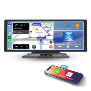 Estéreo portátil universal para coche 10,26 ''HD IPS pantalla táctil Radio para coche con sistema de reproductor Mp5 FM para coche habilitado para Bluetooth