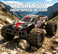 Voiture RC HOSHI N518 4x4, échelle 1/8, 100 km/h+, monster truck haute vitesse sans balais avec télécommande longue portée de 200 m, voiture de course