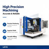 Machine de fraisage CNC LEYO M8, mini compacte, 3 axes, haute précision, entraînement direct BT30, traitement de petites pièces en métal et en aluminium