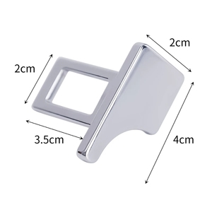 Haute qualité siège <span class=keywords><strong>de</strong></span> voiture <span class=keywords><strong>ceinture</strong></span> <span class=keywords><strong>de</strong></span> sécurité boucle Clip métal insérer <span class=keywords><strong>Auto</strong></span> intérieur siège boucles alerte silencieux - Product Image 5
