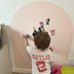 Hot Bán Từ Chalk Hội Đồng Quản Trị Màu Tím Màu Xanh Lá Cây Hình Dạng Hình Dạng Từ Bảng Đen Tường Decal Bảng Đen Hình Nền - Product Image 2