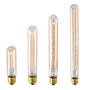 Edison Retro Dimmable Lampe avec Verre Ambre Clair Blanc Chaud Ampoule E26 <span class=keywords><strong>Base</strong></span> pour Restaurant AC220 240V Laiton T185 T225 <span class=keywords><strong>T300</strong></span> - Product Image 1