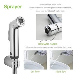 Ванная комната белый Туалет ручной Душ биде спрей набор - Product Image 4