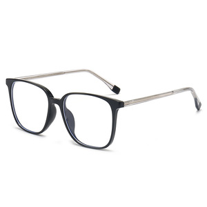 Lunettes anti-lumière bleue carrées pour femmes, design de marque TR90, prix d'usine, grande monture, monture pour verres correcteurs, UV400 - Product Image 3
