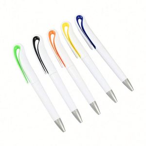 Stylos à bille promotionnels en plastique personnalisés avec logo, vente chaude, pour cadeaux promotionnels - Product Image 2