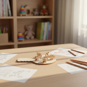 Kit Educativo STEM in Legno Wincent con Esperimenti Pratici e Puzzle per Età 5+ Difficoltà 3 Stelle - Product Image 5