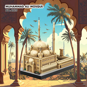 Wange 4229 Égypte Mosquée de Mohammed Ali Modèle d'attraction de construction <span class=keywords><strong>Puzzle</strong></span> pour enfants Ensemble de blocs de construction en plastique Jouet cadeau Juguetes - Product Image 2